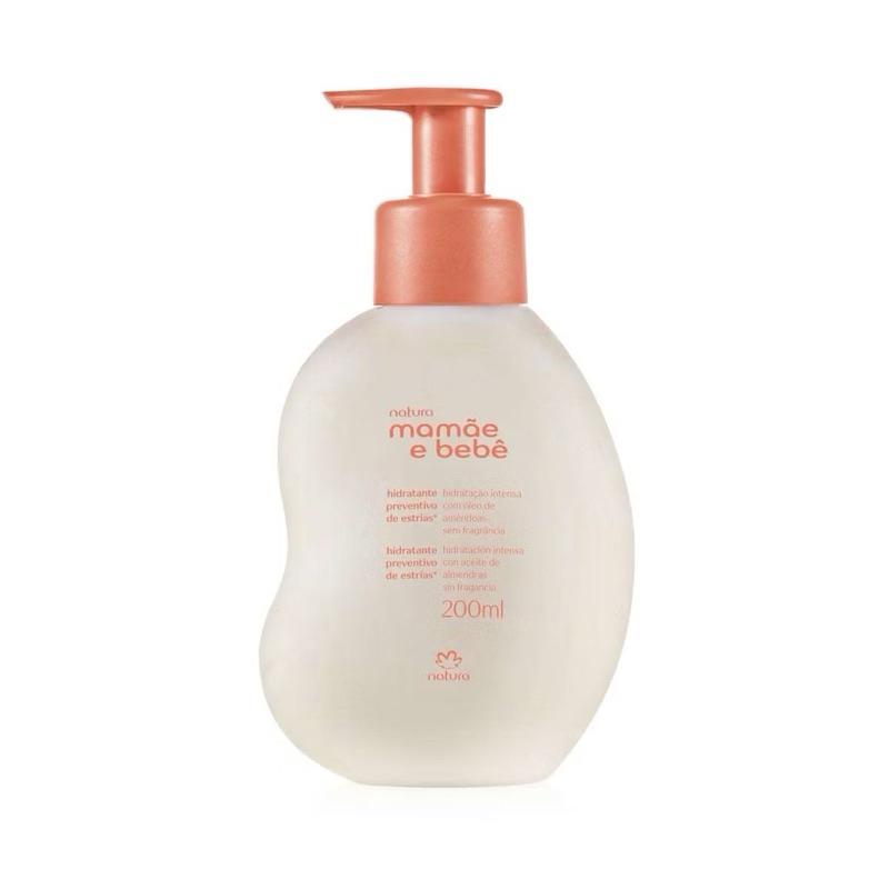 Loção Hidratante preventivo de estrias para gestante (Natura mamãe e bebê)