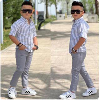 Calça sarja INFANTIL Menino Slim Sarja Infanto Juvenil Skinny Criança em Oferta na Shopee