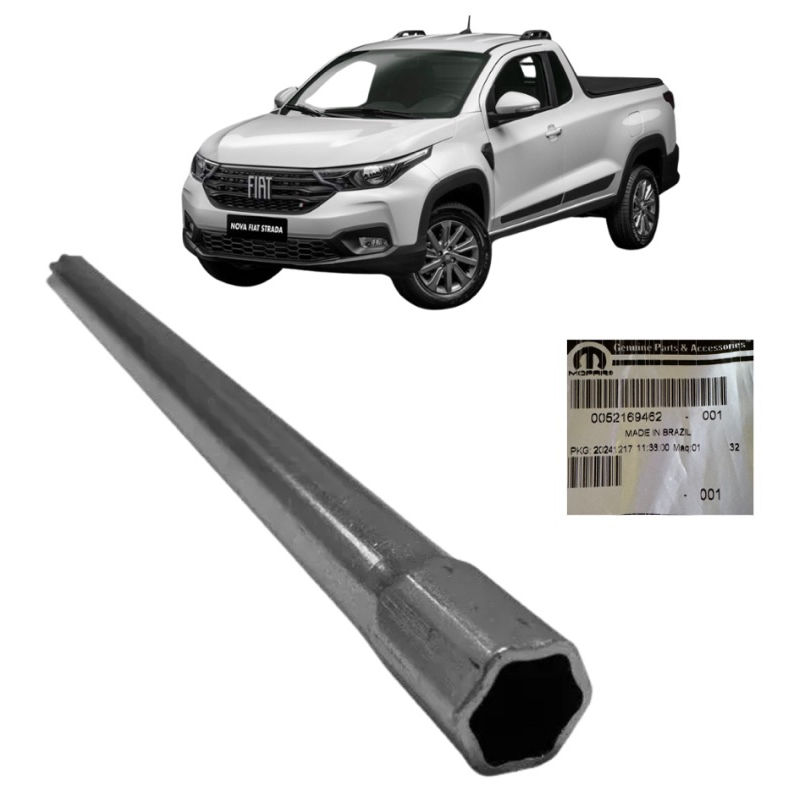 Chave Roda Baixar Estepe Fiat Nova Strada Todas Original mopar Fiat Chave Roda Baixar Estepe Fiat Nova Strada Todas Original mopar Fiat