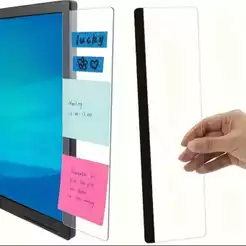 Suporte de monitor para blocos de notas, anotação, lembrete