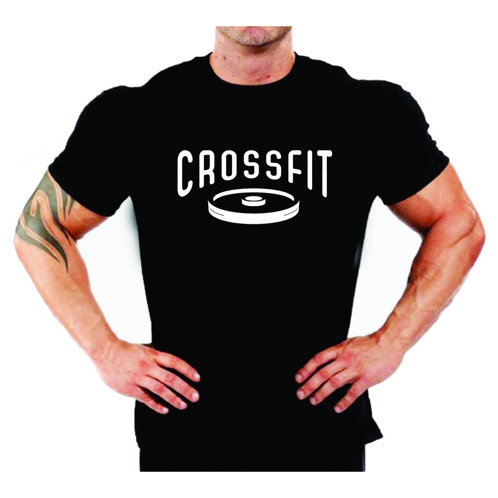 Camisa Camiseta Crossfit Unisex Anilha Haltere Fitness Academia Sb — R$ 45,00 em Shopee