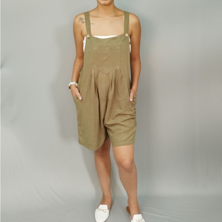 【Premium】Jardineira Feminina Curta BR013