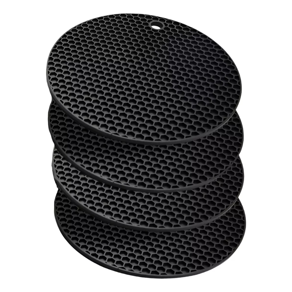 Kit Descanso De Panela Redondo Em Silicone 18cm KL-XH6965