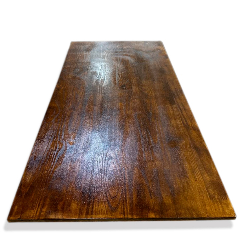 Tampo de Madeira Pinus Nozes 120x50cm 15mm Envernizado - Suporte, Mesa e Aparador Sob Medida em Oferta na Shopee