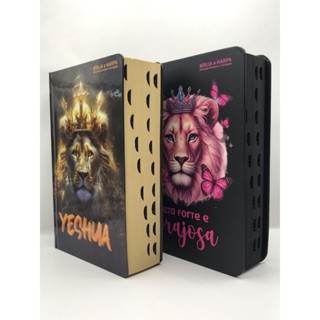 Kit 2 Bíblias Sagrada Tamanho Médio 12,5x19 cm Com Harpa Palavras de Jesus em Vermelho em Oferta na Shopee
