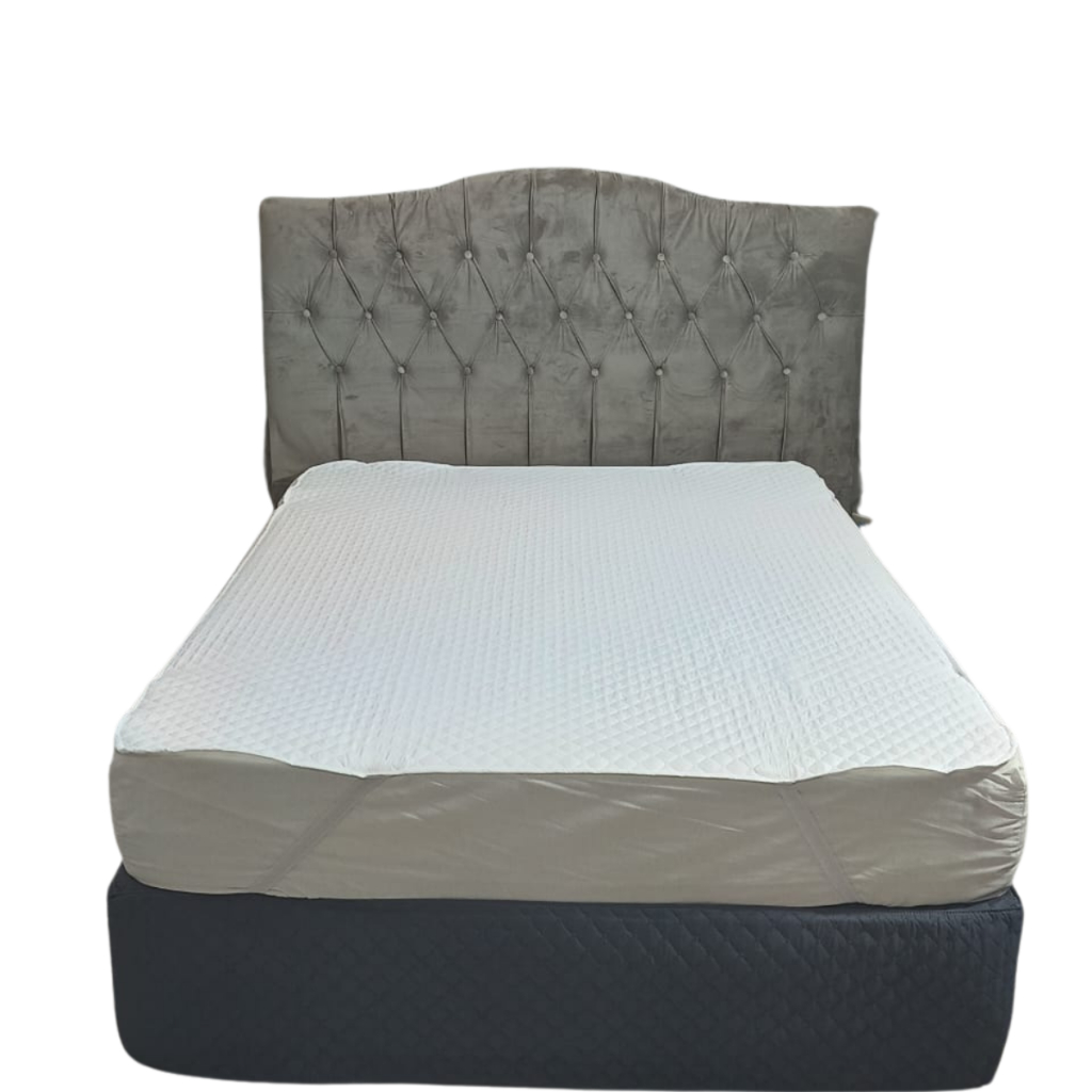 Capa Colchão Impermeável Protetor Matelado Solteiro,Casal,Queen e King Com elastico-Branco