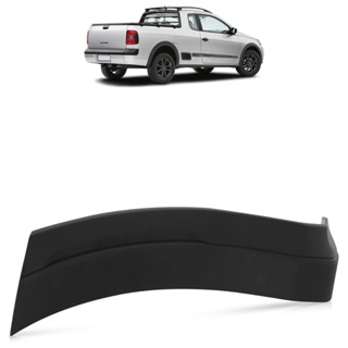 Moldura Ponteira Traseira Saveiro Cross G5 2011 2012 2013 Preto Texturizado em Oferta na Shopee