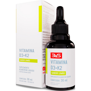 Vitamina D3 + K2 Mk7 Menaquinona Com Fórmula Super Concentrada Em Gotas 30ml - Sabor Limão em Oferta na Shopee