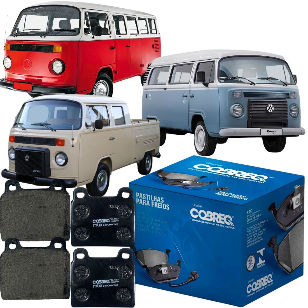 Pastilha de Freio Dianteira Original Cobreq Carajás Tocantins Kombi em Oferta na Shopee