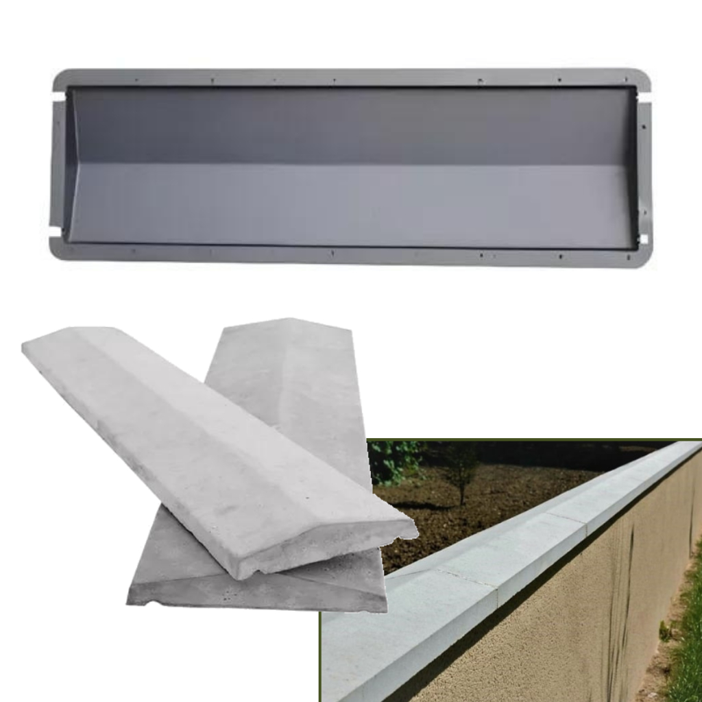 Forma Plastica p Pingadeira 60x19x5 Arremate de Muro Concretado Chapéu Capa Triangular em Oferta na Shopee