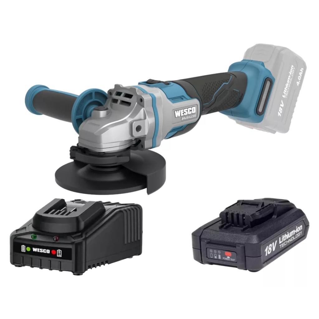 Esmerilhadeira Wesco Ws2890 A Bateria 18v 2ah Carrega Bivolt em Oferta na Shopee