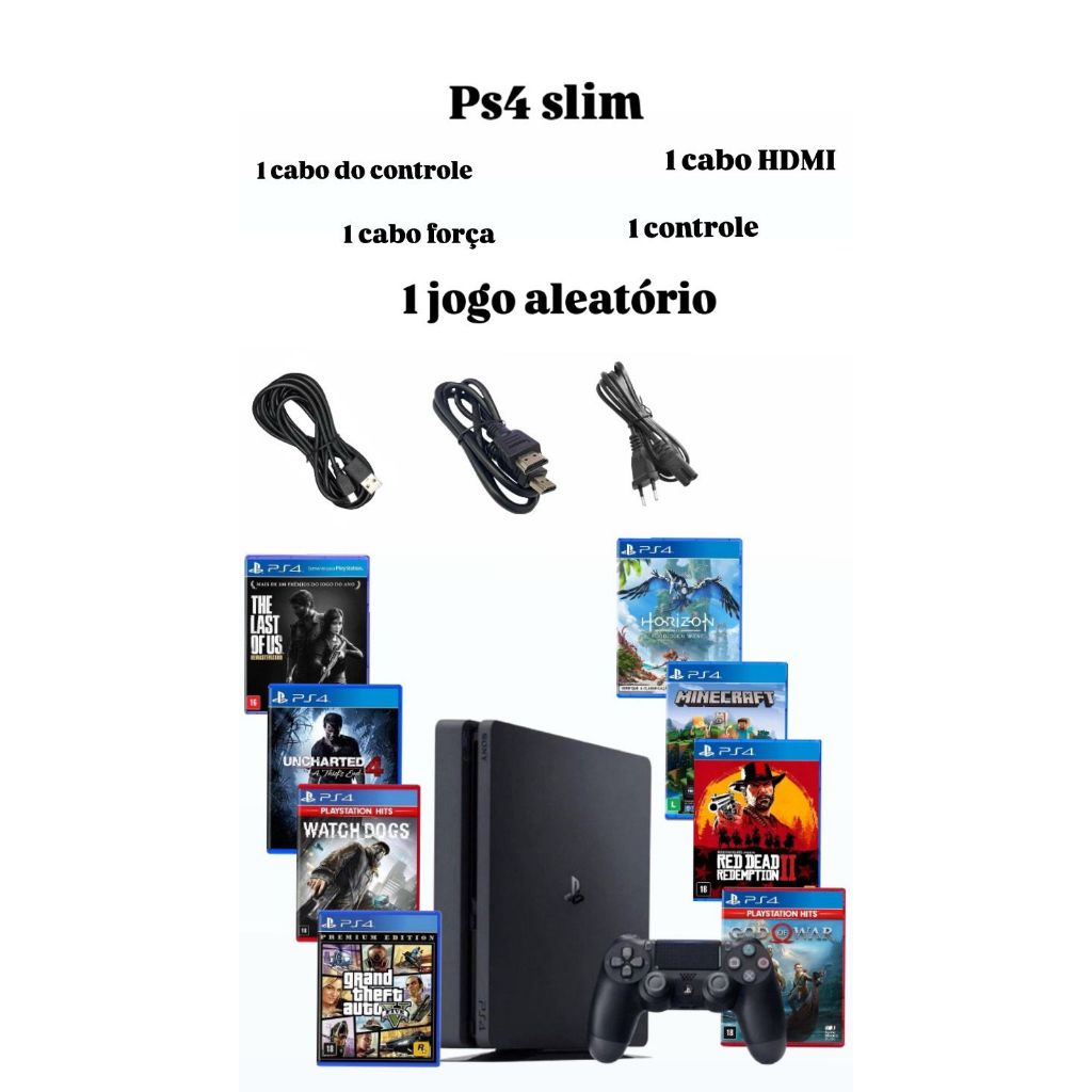 ps4 slim 500gb menor preço barato