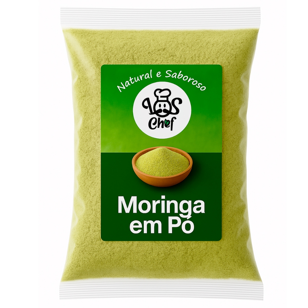 Chá de Moringa em Pó 1kg 100% pura Premium Safra Nova Los Chef em Oferta na Shopee