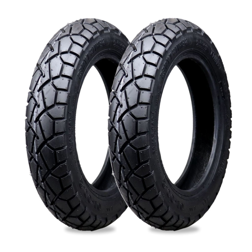 Kit 2 Pneus 3.00-10 TL Aro 10 Burgman Jog Smart Scooter Elétrica Sem Câmara Servis Gravity em Oferta na Shopee