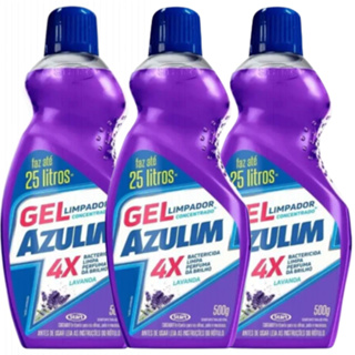 Limpador Concentrado Gel 4 em 1 (Rende até 25 Litros) Lavanda 500 ml Limpeza KIT C/3 em Oferta na Shopee