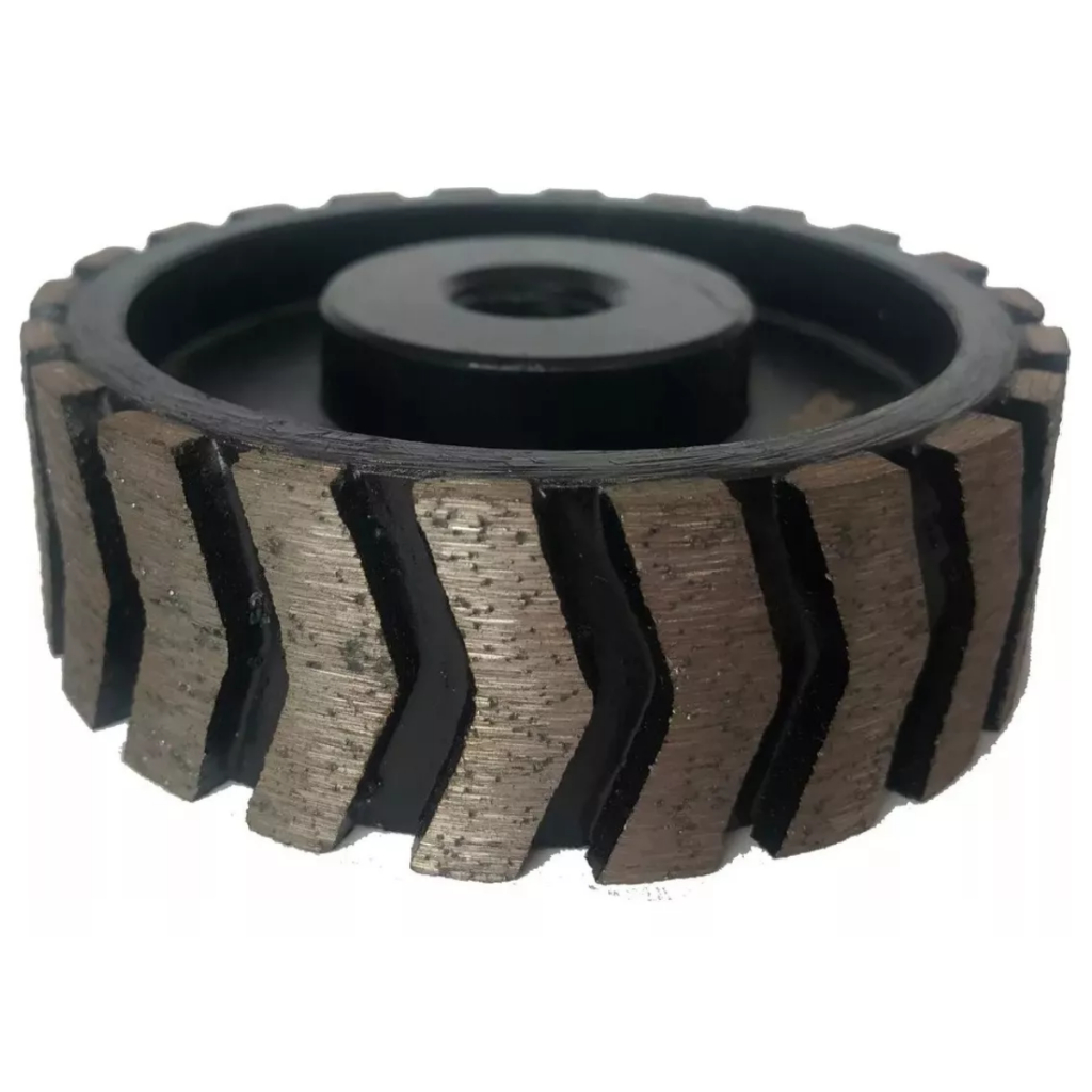Rebolo Chicote Diamantado Turbo 80mm Grão 36 M14 Para Boca De Pia Granito