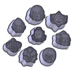 Ejetor e modelador de Docinhos e Doces Brawl Stars