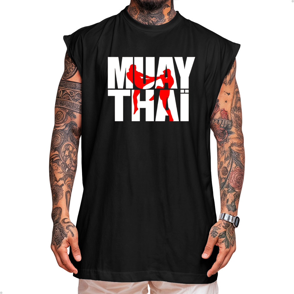 Camiseta Regata Muay Thai Treino Luta Academia Machão Sport