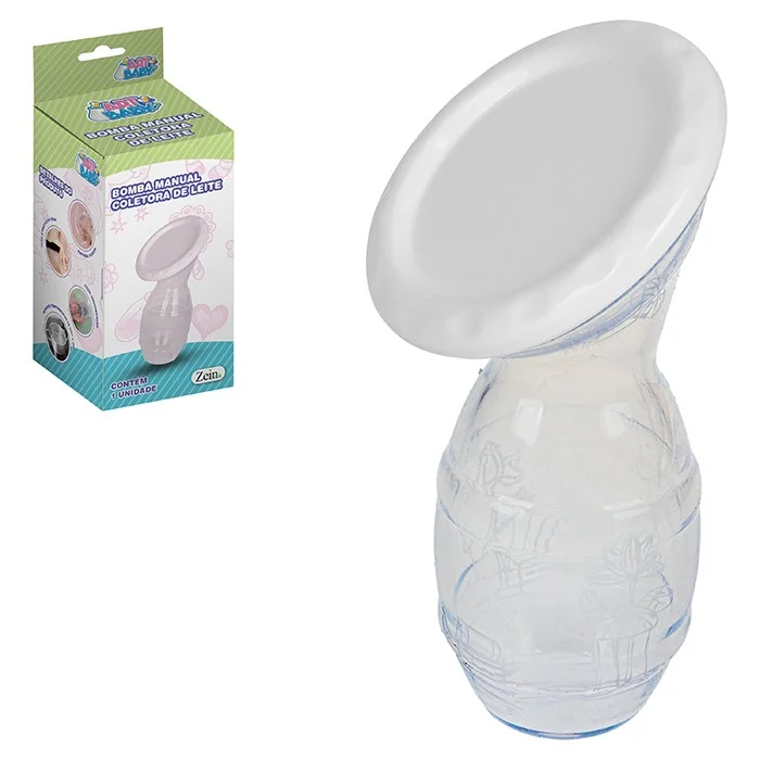Bomba Manual Coletora de Leite 14 Cm de Silicone - Art Baby