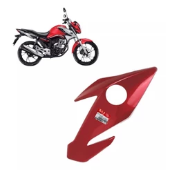 Carenagem Farol Bananinha Esquerdo Titan 160 Ex 2024 Vermelho Pimenta Perolizado Original