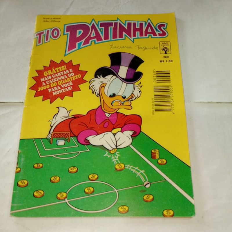 Hq tio patinhas n° 360 editora Abril