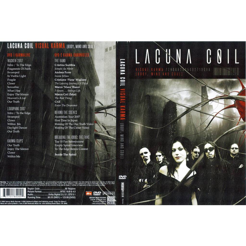 Lacuna Coil - Visual Karma (body, Mind And Soul)