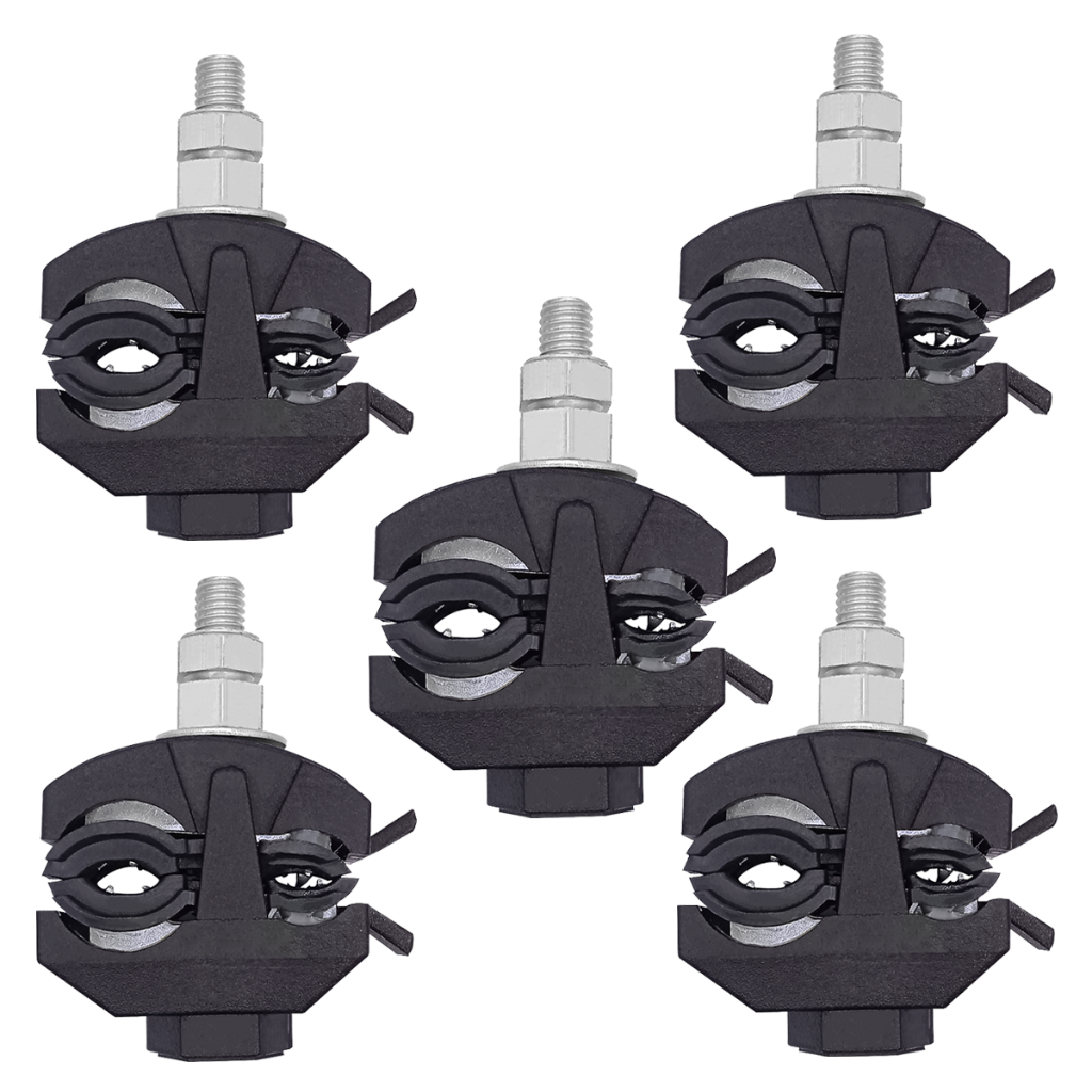 5 Conectores CDP Perfurante 16 a 120mm Derivação 4 a 35 Emenda Piranha Morcego Piercing