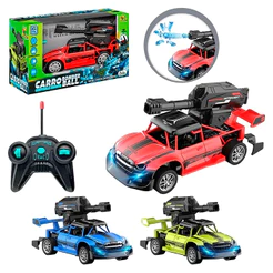 Carrinho Bomber Ball Com Lançador Bolinha de Gel e Controle Remoto Sortidos - Art Brink