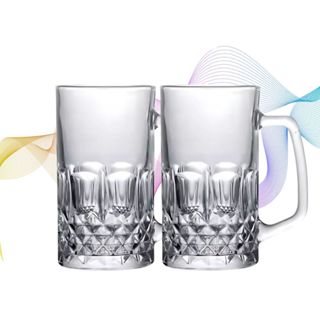 2 Caneca Vidro Chopp Cerveja Restaurante Bar Churras 555ml em Oferta na Shopee