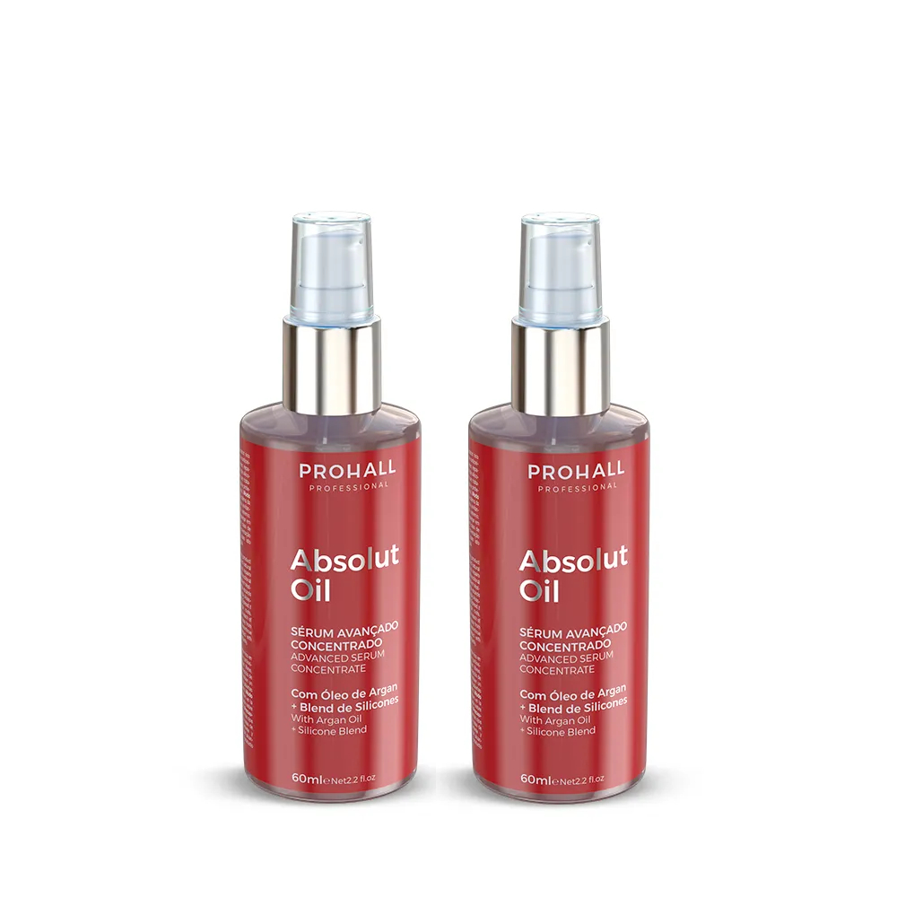 2x1 Óleo Reparador De Pontas Sérum Absolut Oil 60ml Prohall.NF