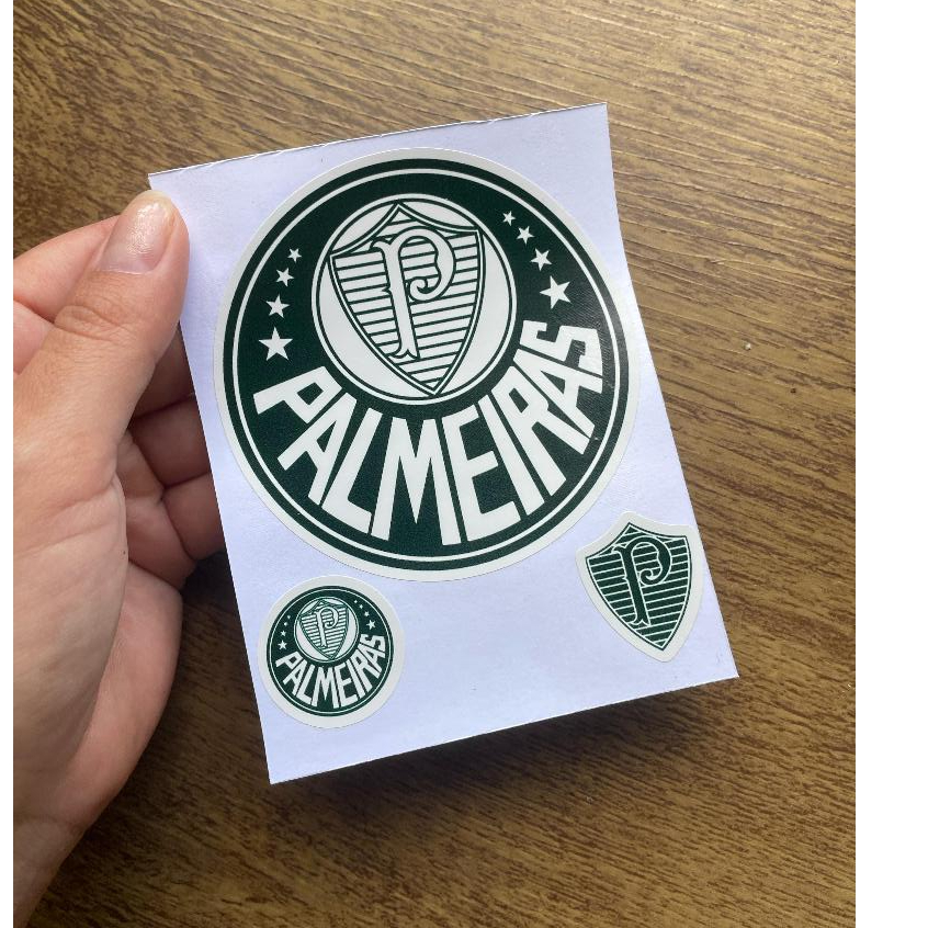 Kit c/ 3 Adesivo Impresso Palmeiras Verdão Porco para Carro/Moto em Oferta na Shopee
