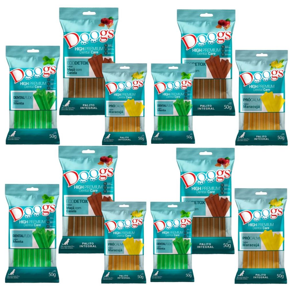Petisco Pet Palito Flexivel Dental Snacks Cachorro 50g (Auxilio Cuidado na Higiene bucal do seu cão)
