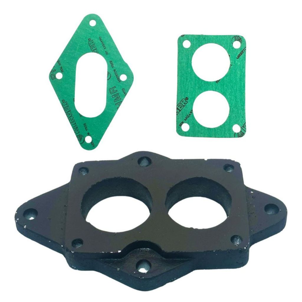 Flange Base Carburador Weber Tldz 495 Gol Voyage Parati