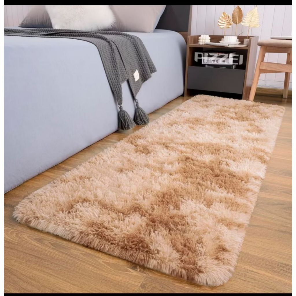 Tapetinho Sala Quarto Peludo Felpudo Grosso 40x60 cm Macio