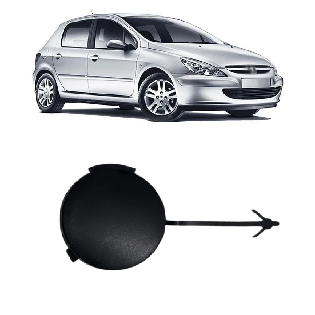 Tampa Reboque Parachoque Dianteiro Peugeot 307 2001 Até 2006