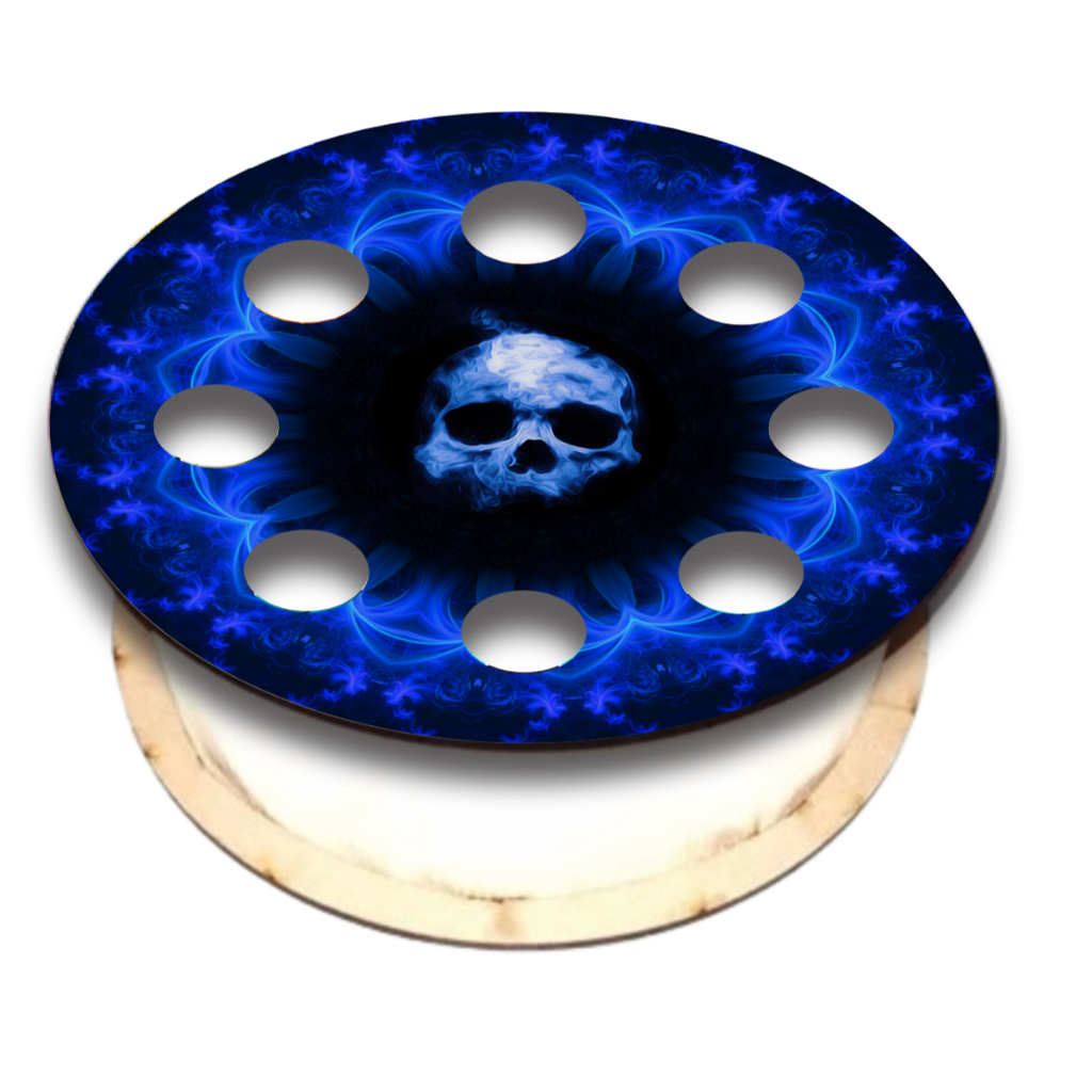 Carretilha de Pipa de Madeira MDF 24cm Catracada | 9 Polegadas em Oferta na Shopee