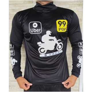 Blusa/Camisa Uber / 99 Pop / Ifood (possuí faixa refletiva) em Oferta na Shopee