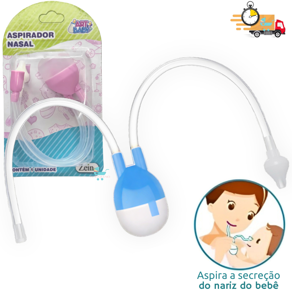 Aspirador nasal para Bebes recém-nascidos de sucção higiênico lavagem nasal infantil – zein