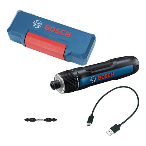 Parafusadeira Bosch GO 3a Geração Sem Fio A Bateria 3,6V + 2 Bits