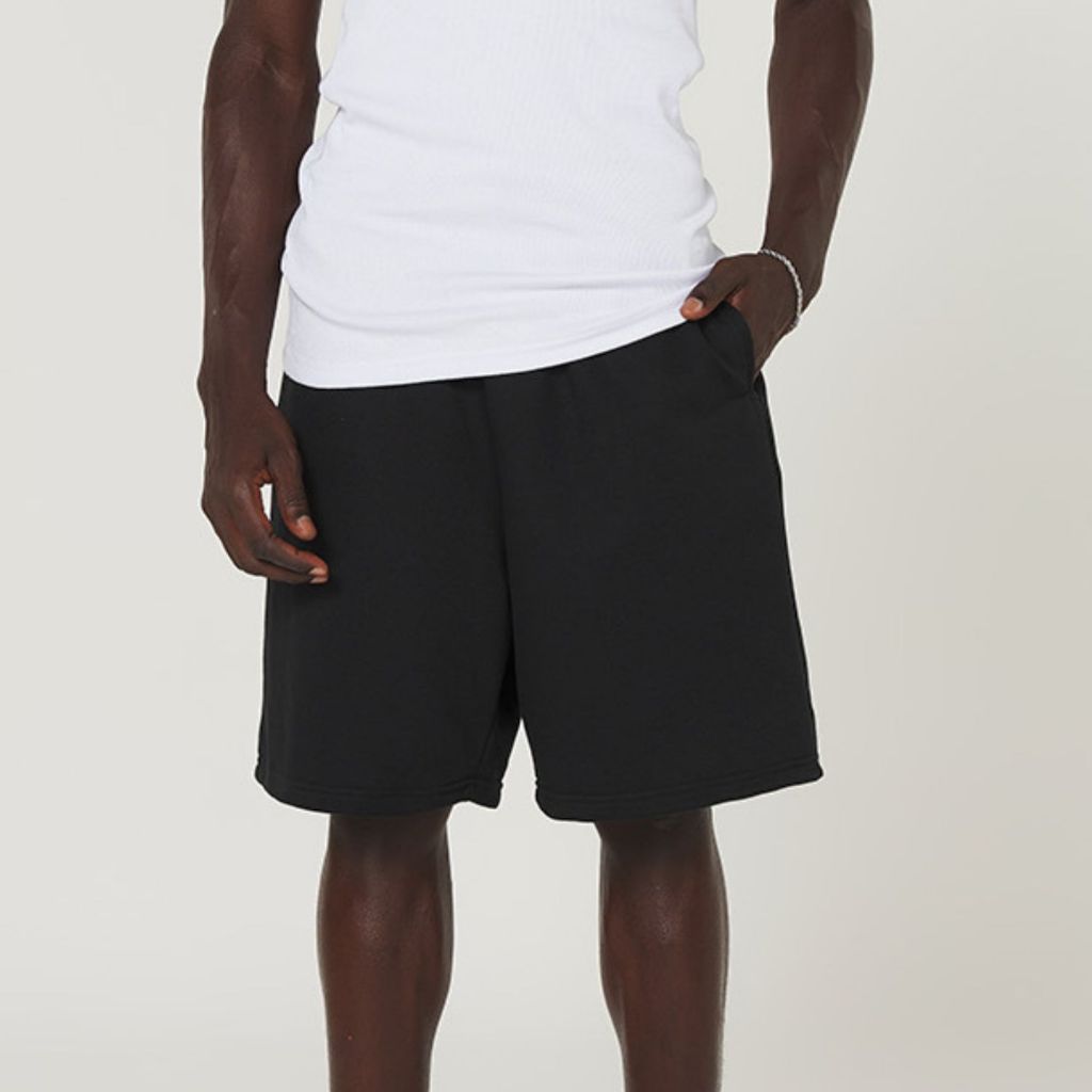 Bermuda de Moletom Streetwear Unissex Cores Diversas em Oferta na Shopee