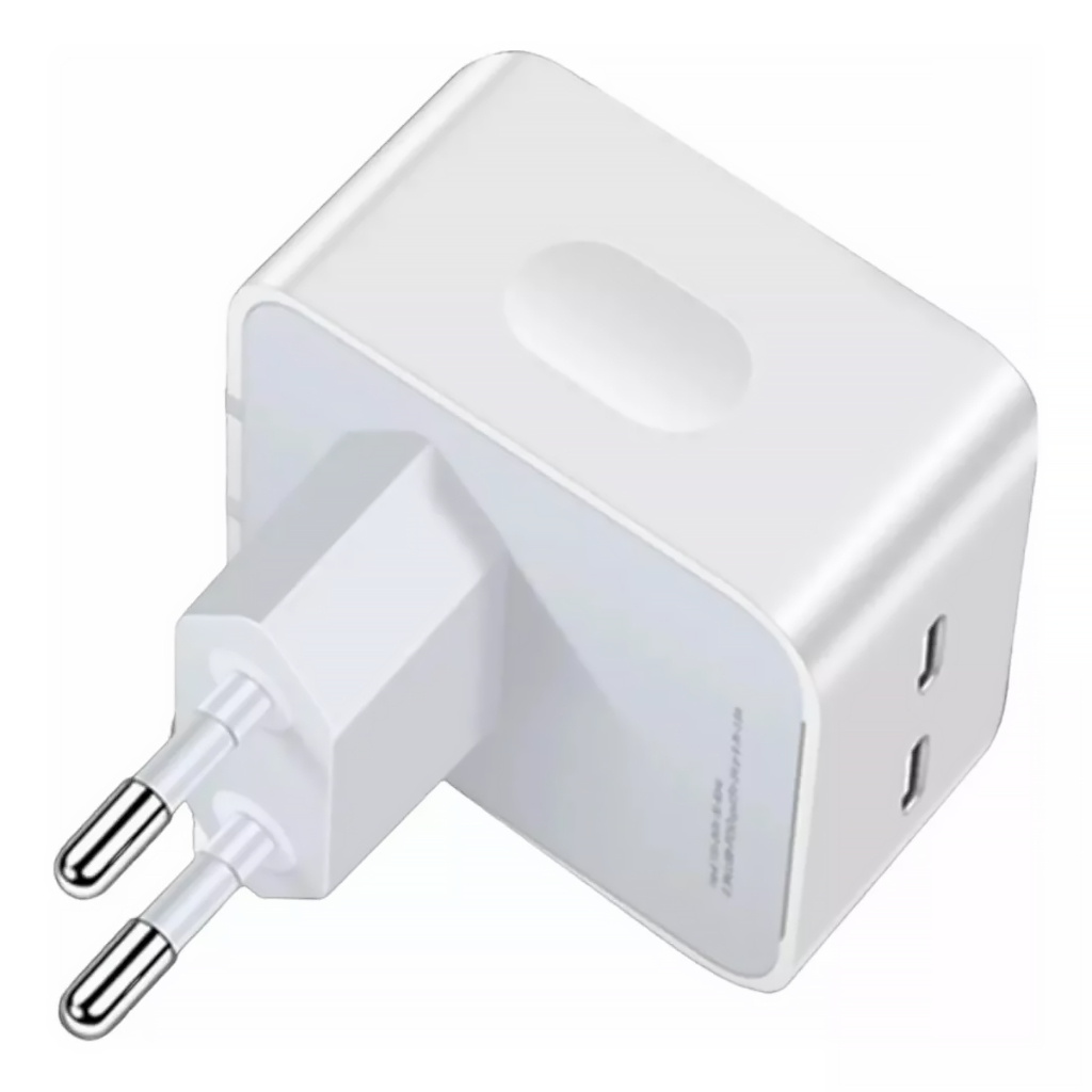 Carregador Turbo 40W USB-C Duplo Altomex Compatível Android iPhone Carregamento Rápido - Mobile & Gadgets