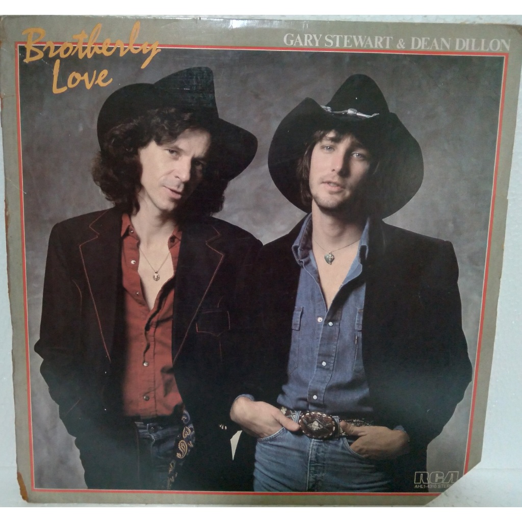 Lp - Gary Steeart & Dean Dillon - Brotherly Love (Country Rock) - Imp Usa - 1982