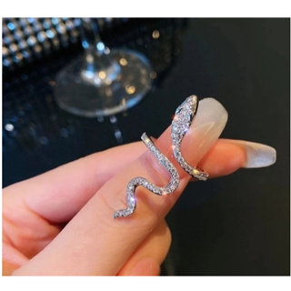 Anel de Unha Falange da Moda Decorativo Nail Art Dourado e Prata Cravejado Strass em Oferta na Shopee