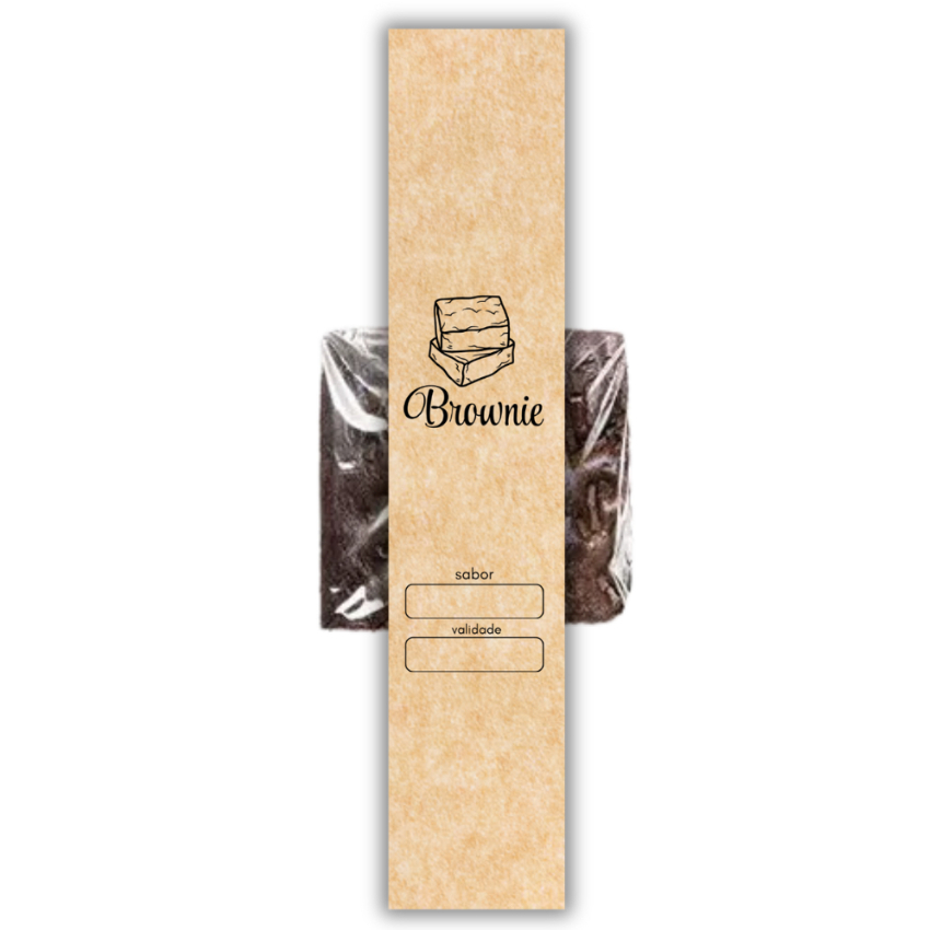 40 Cintas Faixa Kraft Para Brownie, Palha Italiana e Produtos Artesanal 21x4cm em Oferta na Shopee