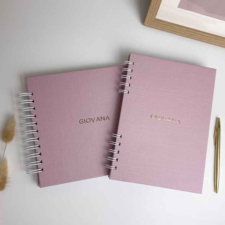 Kit Livro do Bebê + Caderneta de Vacinação Personalizada - HotStamp | Linho Rosê em Oferta na Shopee