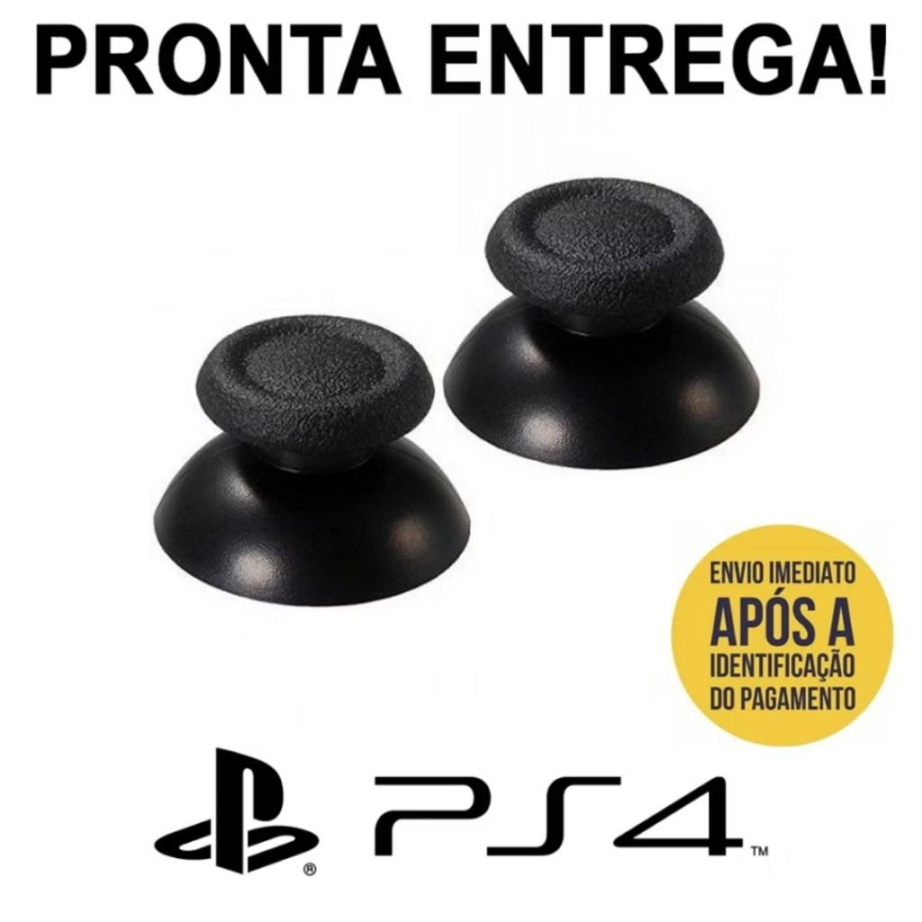1 Par Botão analógico alta qualidade para PS4