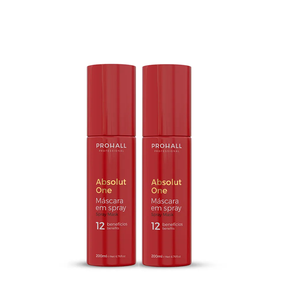 2 Prohall Spray Absolut One 12 Beneficos Nos Seus Cabelos.NF