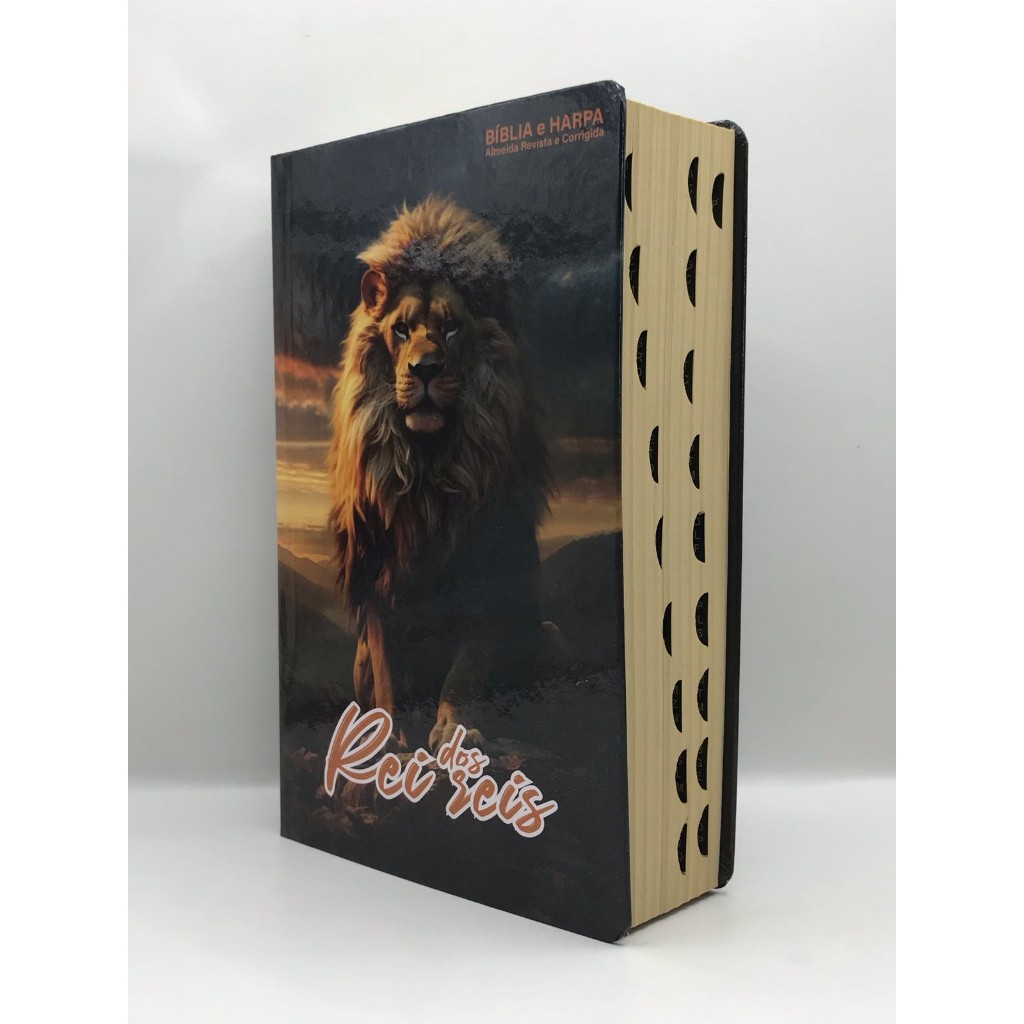 Bíblia Sagrada Tamanho Médio 12,5x19 cm Com Harpa palavras de Jesus em vermelho em Oferta na Shopee