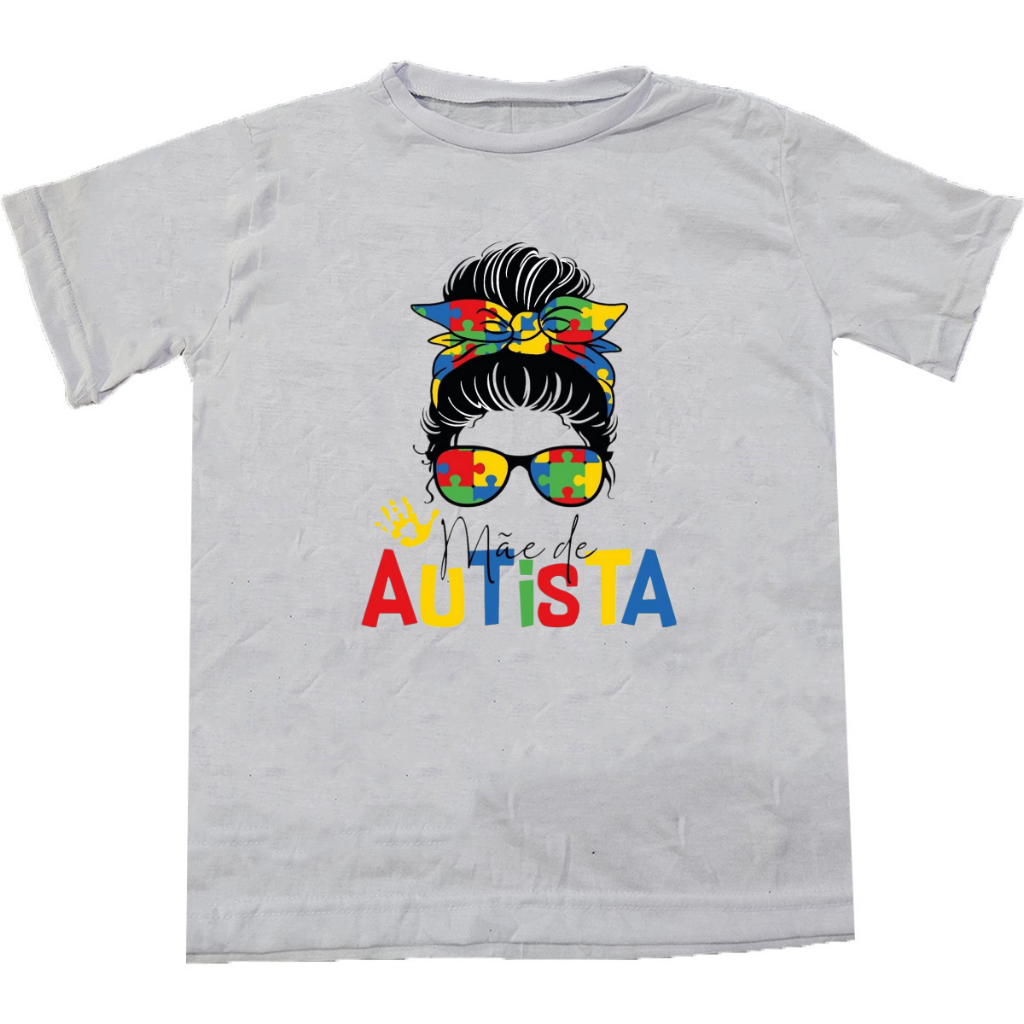 Camiseta Adulto Estampada Algodão Mae de Altista Alta Qualidade Super Confortável Dia a Dia Do P ao GG Branca