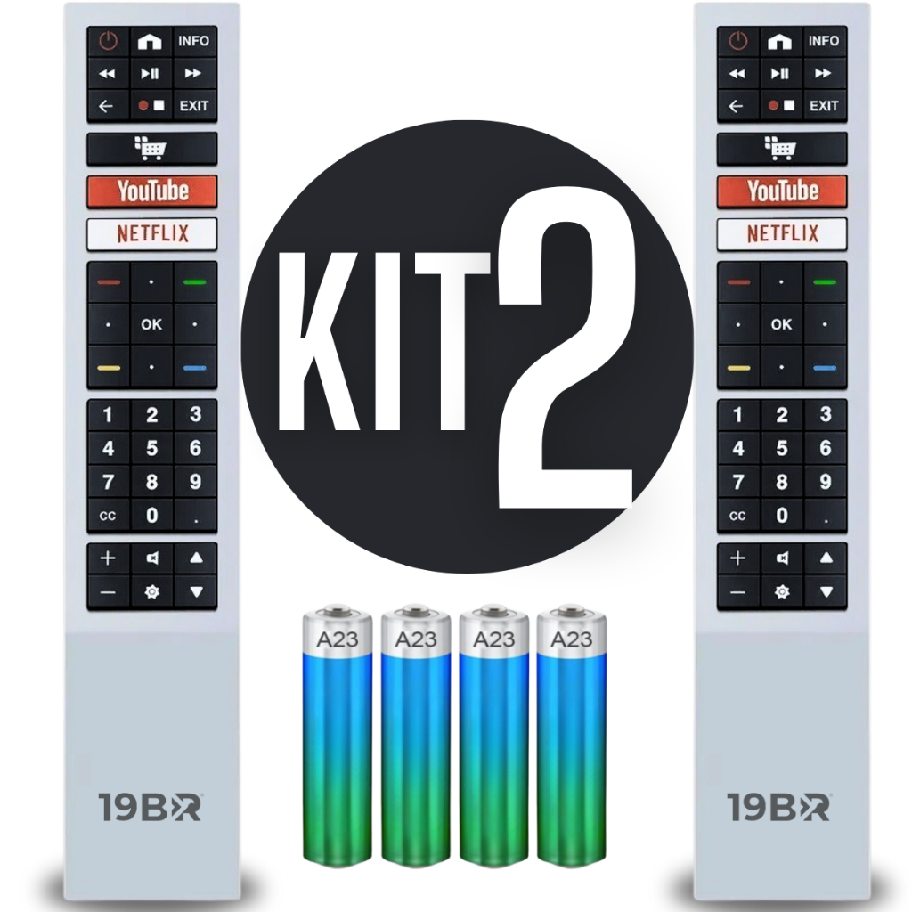 Controle Remoto Para Tv Aoc Led Smart 4k - Youtube Netflix em Oferta na Shopee